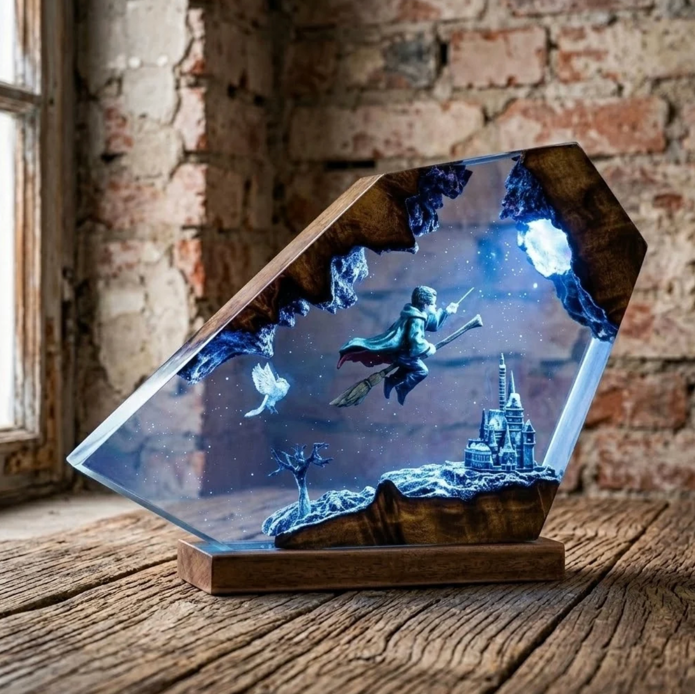 Arcane Flight Resin Lamp