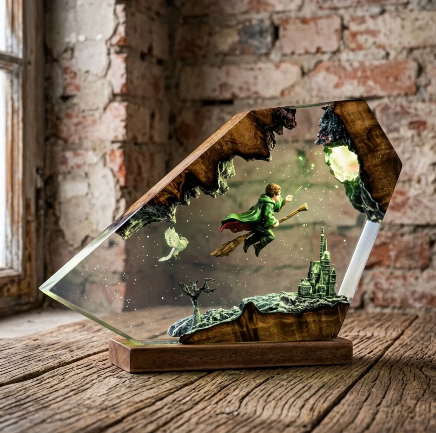 Arcane Flight Resin Lamp